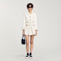 Sandro Women Mini box-pleated skirt