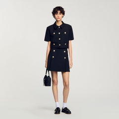 Sandro Women Mini pleated skirt