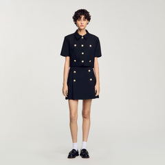 Sandro Women Mini pleated skirt