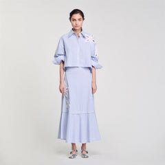 Sandro Women Maxi striped skirt
