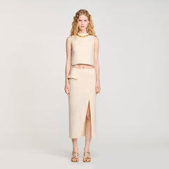 Sandro Women Maxi slit skirt
