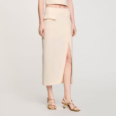 Sandro Women Maxi slit skirt