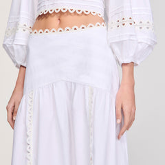 Sandro Women Maxi poplin skirt