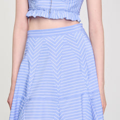 Sandro Women Maxi striped skirt