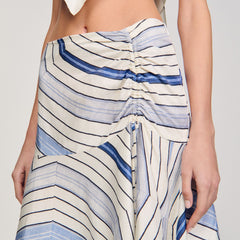 Sandro Women Spiral-motif maxi skirt