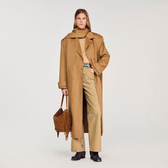 Sandro Women Oversized Wool Coat