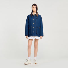 Sandro Women Denim workwear jacket