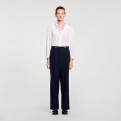 Sandro Women Straight-leg trousers