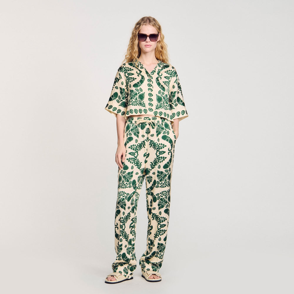 Sandro Women Floral pants