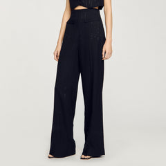 Sandro Women Sequinned suit trousers