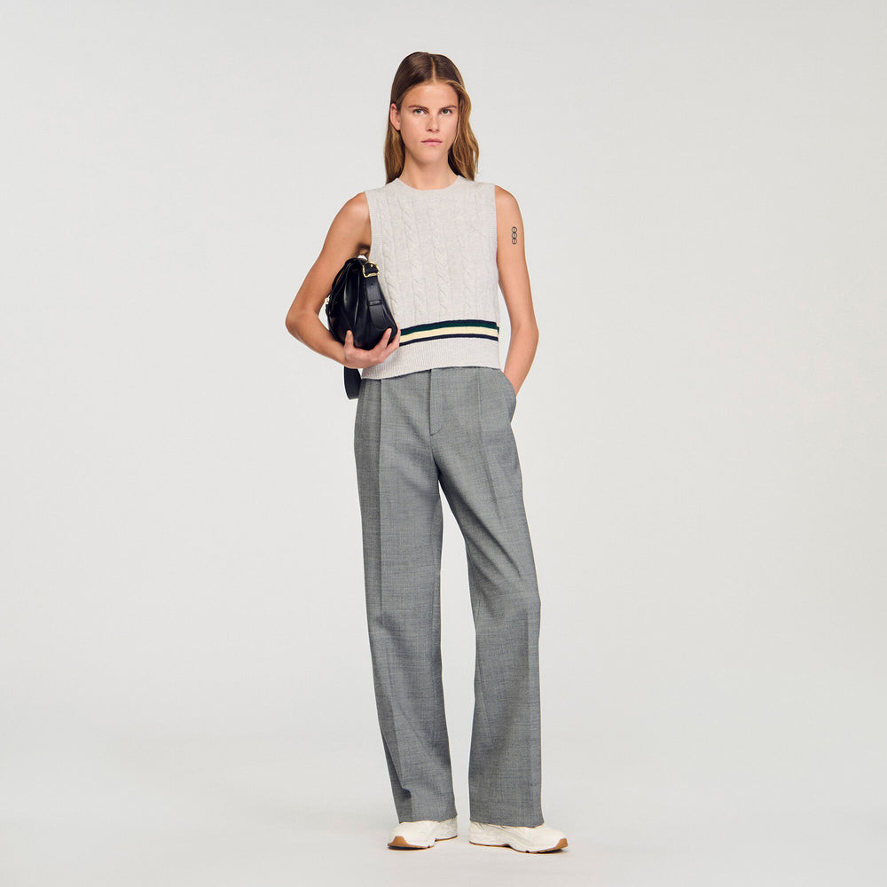 Sandro Women Straight-leg trousers