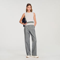 Sandro Women Straight-leg trousers