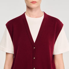 Sandro Women Two-tone wool and cashmere sweater