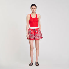 Sandro Women Rib knit vest top