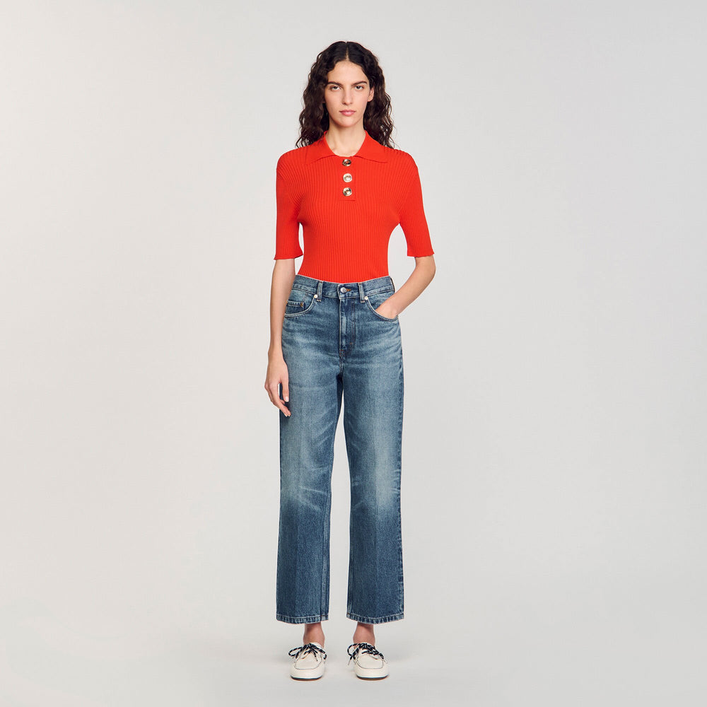 Sandro Women Polo-neck sweater