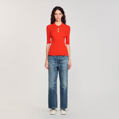 Sandro Women Polo-neck sweater