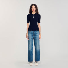 Sandro Women Polo-neck sweater