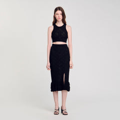 Sandro Women Decorative knit top