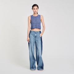 Sandro Women Glitter knit sweater