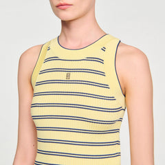 Sandro Women Striped knit vest top