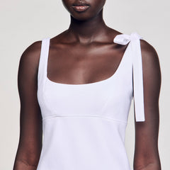 Sandro Women Dual-material mini dress