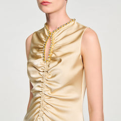 Sandro Women Rhinestone midi dress
