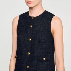 Sandro Women Mini tweed dress