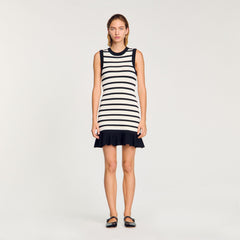 Sandro Women Striped knit mini dress