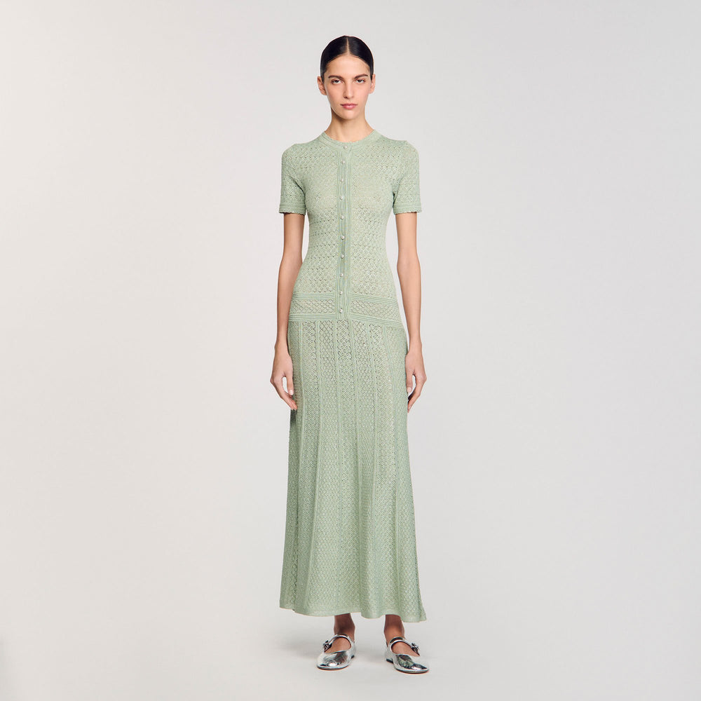 Sandro Women Knit maxi dress