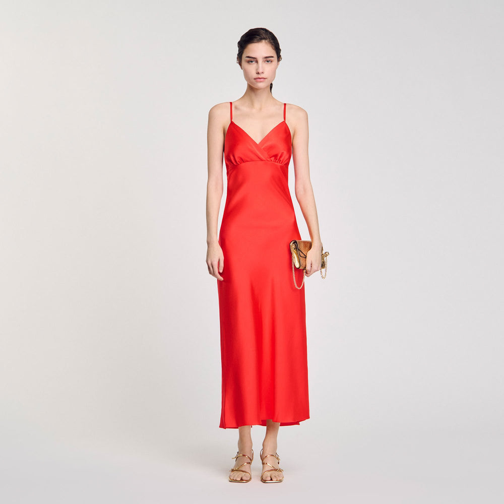 Sandro Women Flowy dress with straps