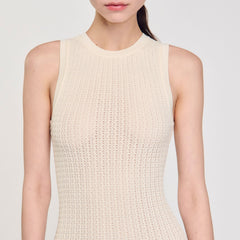 Sandro Women Mini knit dress with ruffle