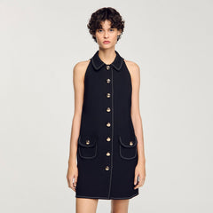 Sandro Women Peter Pan collar mini dress