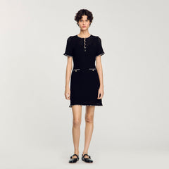 Sandro Women Mini knit dress