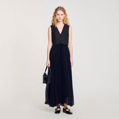 Sandro Women Pleated maxi dress
