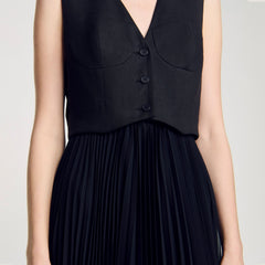 Sandro Women Pleated maxi dress