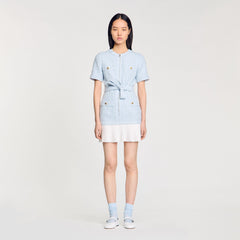 Sandro Women Mini tweed dress