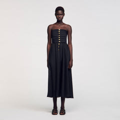 Sandro Women Maxi bustier dress