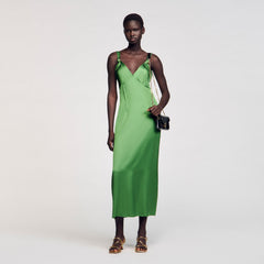 Sandro Women Fluid satin-effect dress
