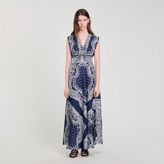 Sandro Women Bandana-print maxi dress