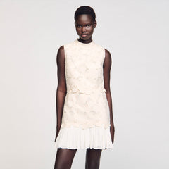 Sandro Women Mini guipure dress