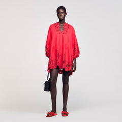 Sandro Women Mini dress with floral details