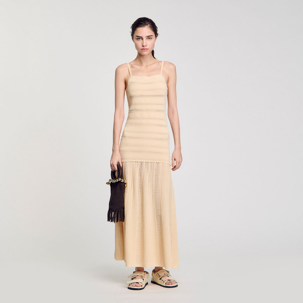 Sandro Women Knit maxi dress