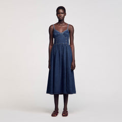 Sandro Women Midi denim dress