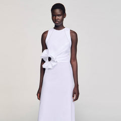 Sandro Women Ruffled sleeveless maxi dress