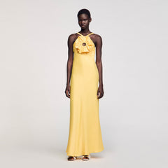 Sandro Women Floral detail maxi dress