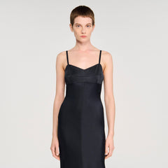 Sandro Women Satin-effect maxi dress