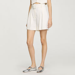 Sandro Women Sequin high-waisted shorts