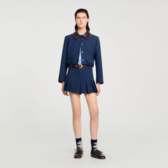 Sandro Women Tailored pleated shorts
