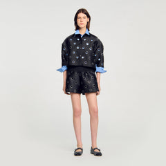 Sandro Women Rhinestone shorts