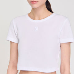 Sandro Women Cropped T-shirt